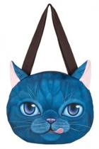 Oasap Blue Cat Pattern Shoulder Bag