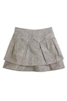 Oasap Double Layer A-line Skirt