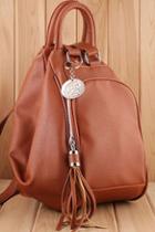 Oasap Vintage Style 3way Tassel Charm Shoulder Bag