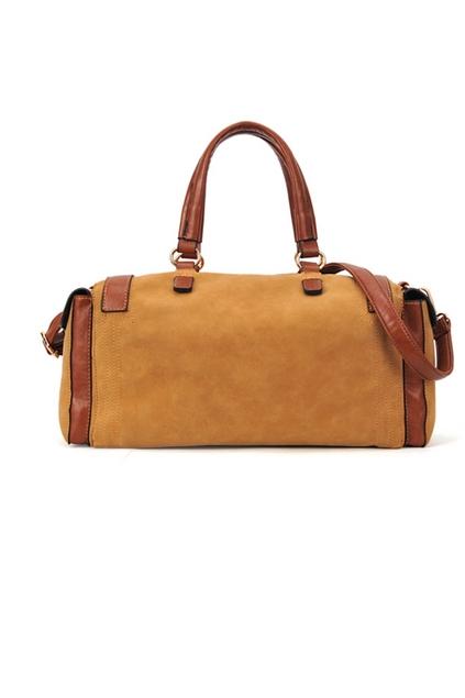 Oasap Cuboid Shaped Double Handle Shoulder Bag