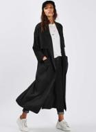 Oasap Fashion Basic Button Front Trench Coat