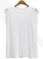 Oasap Fashion Sleeveless Hollow Out Pullover Tee