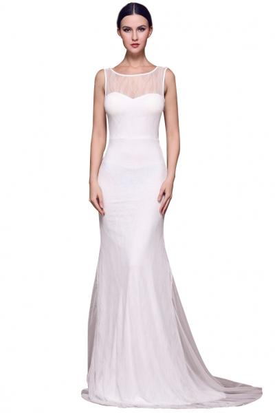 Oasap Graceful Maxi Back Cutout Evening Lace Dress With Mesh