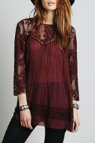 Oasap Chic Lace Paneled Hollow Out Blouse