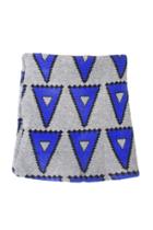 Oasap Triangle Print Skirt