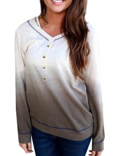 Oasap Women's Casual Long Sleeve Pullover Tee With Hood