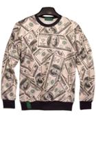 Oasap Street-chic Dollar Sweatshirt