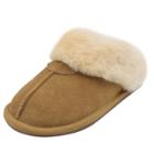 Oasap Women's Fashion Winter Warm Flat Suede Wool Slippers