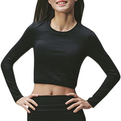 Oasap Women's 3/4 Sleeve Gym Sports Workout Crop Top