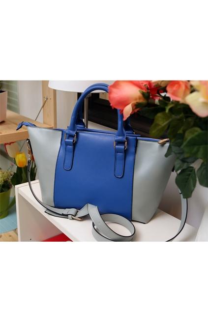 Oasap Office Lady Color Blocked Shoulder Bag