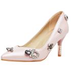 Oasap Pointed Toe Slip On Med Stiletto Pumps