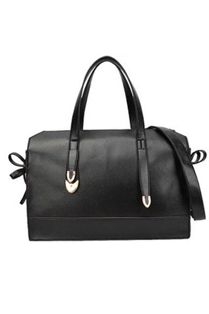 Oasap Simple Retro Bowknot Detail Shoulder Bag