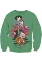 Oasap Essential Cartoon Animal Pattern Sweatshirt