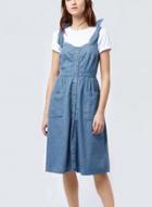 Oasap Sleeveless Denim Slip Dress