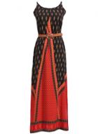 Oasap Women's Summer Beach Printed Maxi Dress With Spaghetti Strap