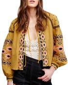 Oasap Women's Boho Graphic Lace Up Front Loose Fit Coat