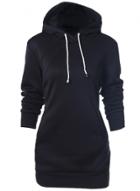 Oasap Women's Solid Long Sleeve Pullover Drawstring Hoodie