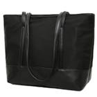 Oasap Fashion Nylon Square Tote Shoulder Bag