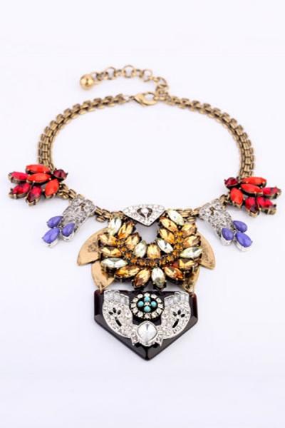 Oasap Bold Faux Stone Choker