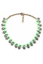 Oasap All-matching Triangle Deco Rhinestones Necklace