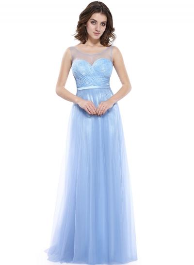 Oasap Women's Elegant Sleeveless Backless Wedding Party Evening Dress