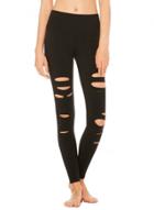 Oasap Fashion Solid Hollow Out Sports Leggings