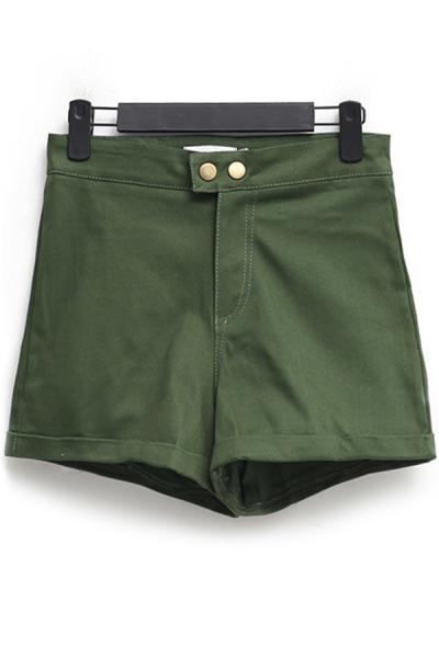 Oasap Casual High-waisted Shorts