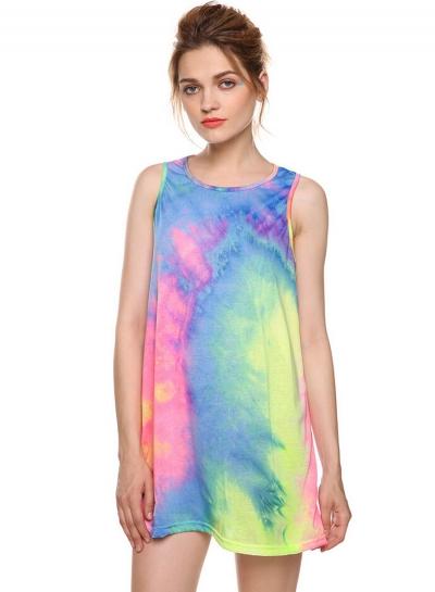Oasap Sleeveless Casual Mini Day Dresses