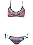 Oasap Women's Fashion Summer Two Piece Print Bikini Swimwear Set