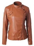 Oasap Women's Pu Leather Shawl Collar Jacket