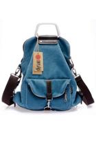 Oasap Personalized Utility Canvas Backpack