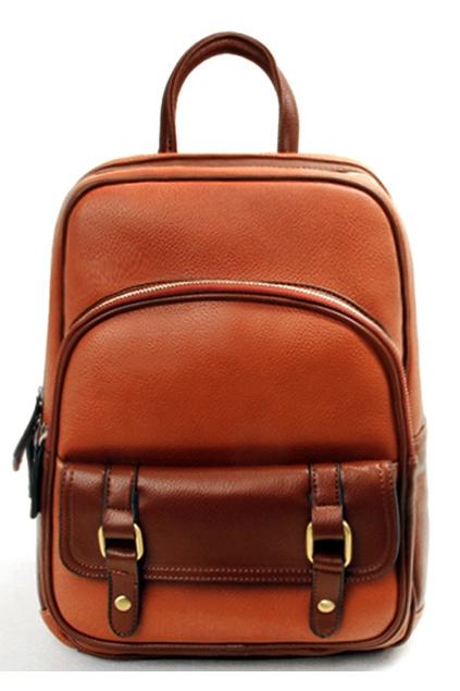Oasap Fashion Brown Backpack