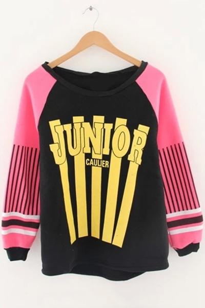 Oasap Junior Contrast Sweatshirt