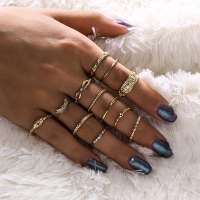 Oasap Alloy Twelve Ring Set Fashion Ring