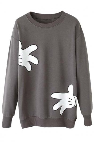Oasap Fancy Cartoon Sweatshirt