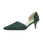 Oasap Stiletto Heels Pointed Toe Solid Color Pumps