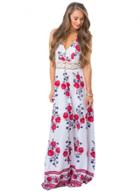 Oasap Floral Style Crochet Detail Summer Dress
