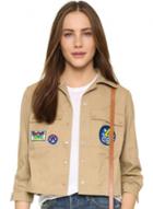 Oasap Women's Cartoon Splicing Short Jacket