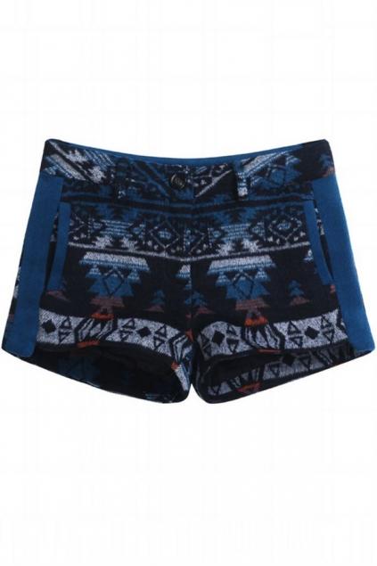Oasap Nordic Patterned Shorts