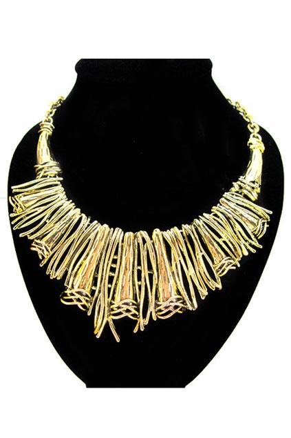 Oasap Twig Shaped Pendant Necklace