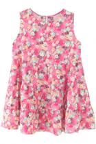 Oasap Spring Floral Print A-line Tunic