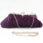 Oasap Wedding Evening Pleated Envelope Clutch Bag