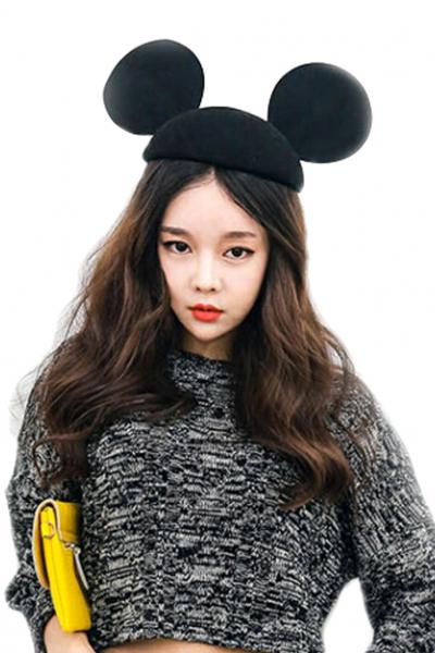 Oasap Cute Black Animal Ear Hat