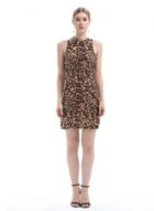 Oasap Hot Leopard Print Off Shlouder Bodycon Dress