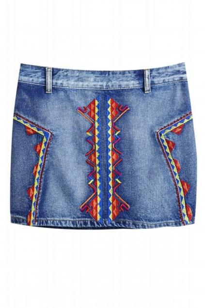 Oasap Exotic Patterned Skirt