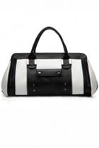 Oasap Color Block Zebra Handbag