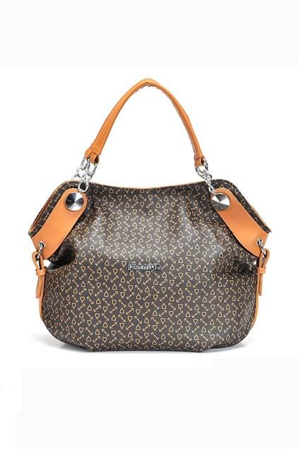 Oasap Bones Pattern Shoulder Bag