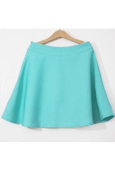 Oasap Candy Colored Zipped Mini Skirt