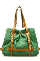 Oasap Contrast Color Straps Embellished Shoulder Bag