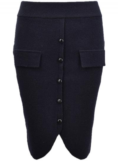 Oasap Women's Fashion Elastic Waist Button Front Bodycon Skirt